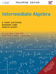 intermediate algebra