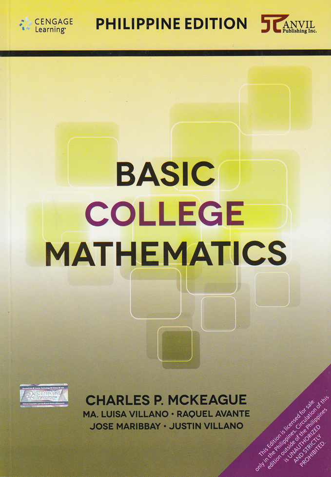 Basic College Mathematics – Anvil Publishing, Inc.